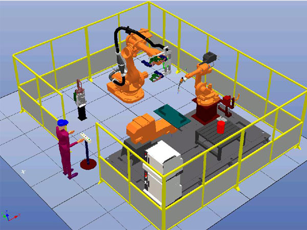 焊接機(jī)器人示意圖 焊接機(jī)器人示意圖