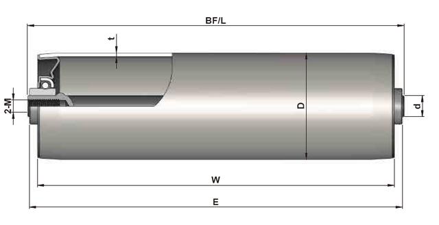 內(nèi)螺紋式滾筒示意圖 內(nèi)螺紋式滾筒示意圖